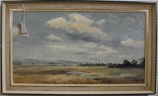 Marcus Holley Ford, Estuary scene, oil on canvas,